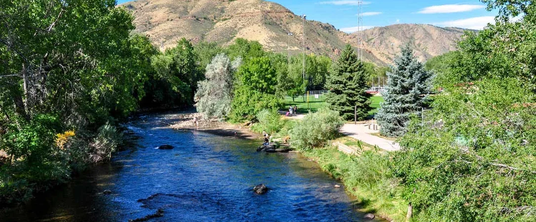 Creekside trail near Golden